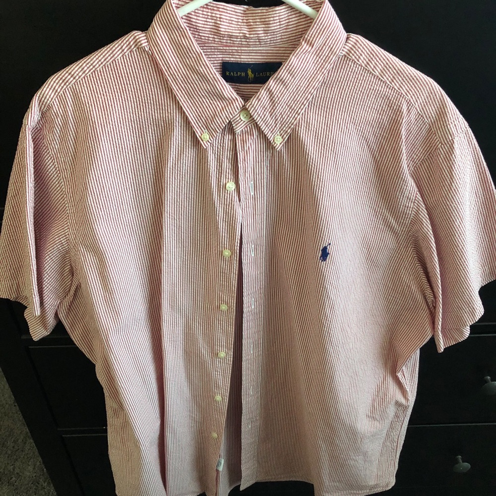 Ralph Lauren Polo Button Down Short Sleeve XL